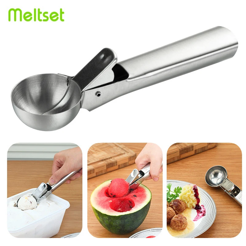 Ложка для мороженого из нержавеющей стали|Ковши и совочки мороженого| |