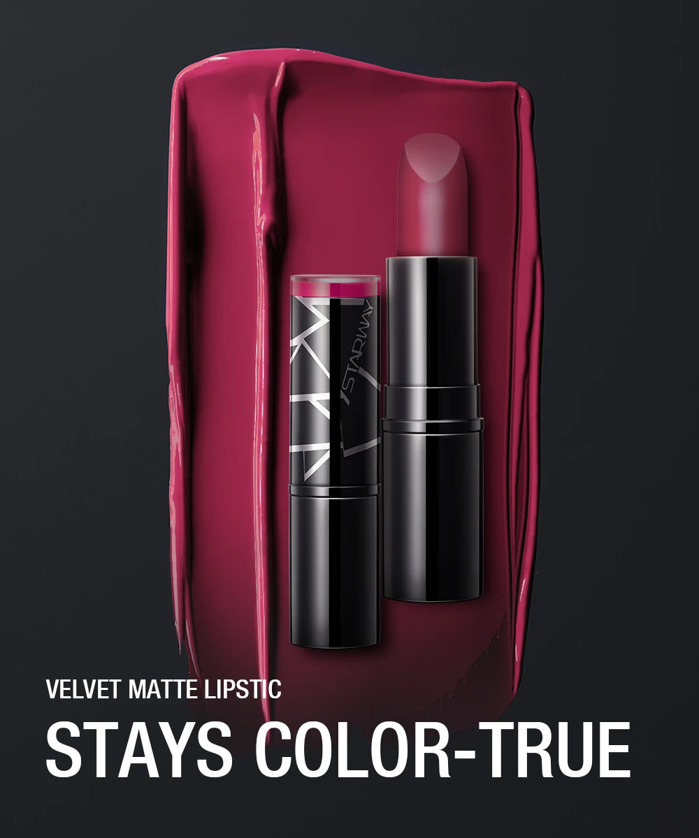 Матовая губная помада STARWAY матовая натуральная длинная прочная водостойкая