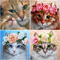 5d diy diamond painting horse cross stitch kits animals mosaic embroidery full round drill rhinestone pictures home decoration
