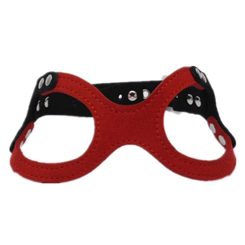 Мягкая замшевая кожаная маленькая повязка на грудь для щенков чихуахуа Йорка