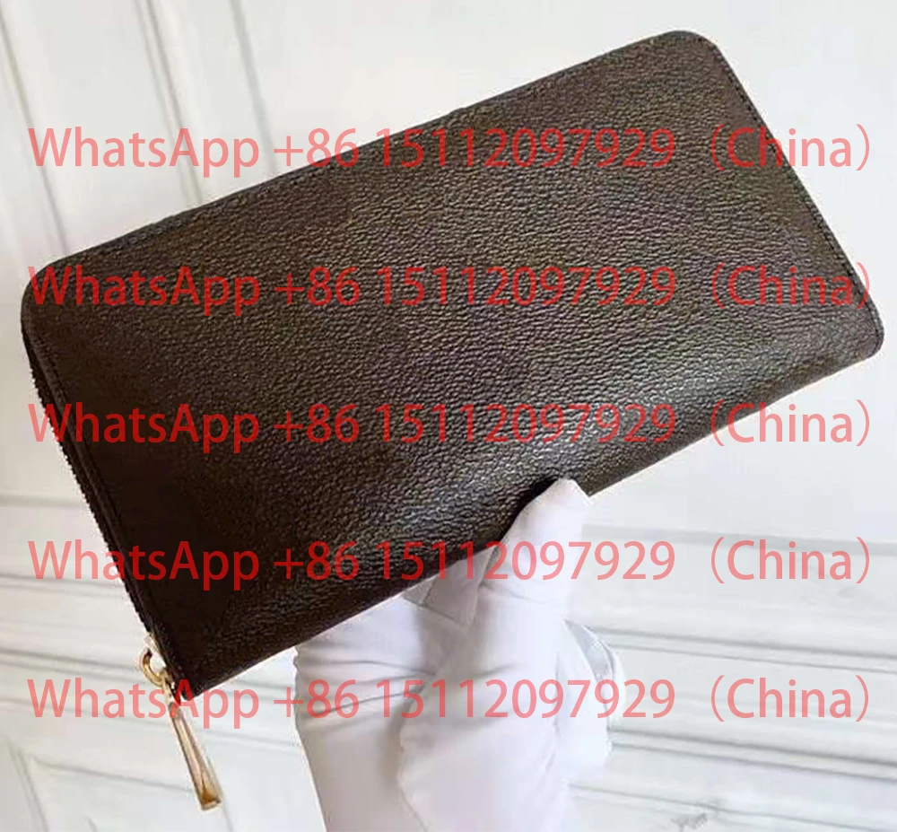 

2021 upgraded version of leather and cowhide long zipper wallet, luxury brand handbag, multi-compartment wallet