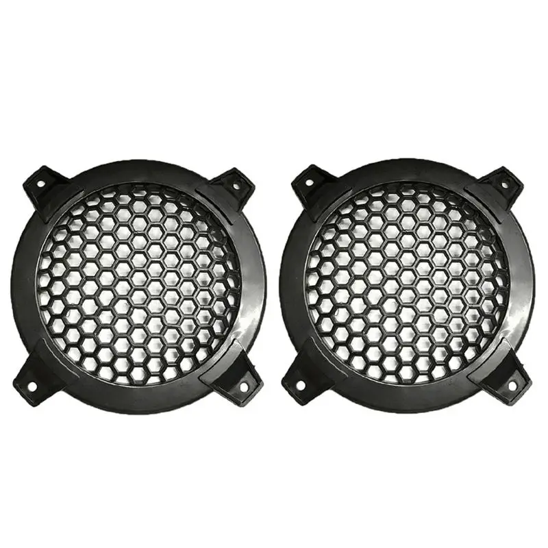 2PCS 4Inch Audio Speakers Protective Cover Case Tweeter Speaker Grill Mesh DIY For Home Theater Parts Accessories | Электроника
