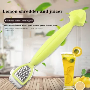 hand press new product two in one planing juicer multifunctional lemon grating manual juicer kitchen accessories gadgets free global shipping