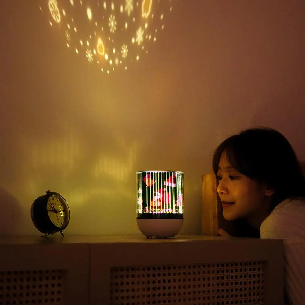 

Starry Sky Dynamic Projection Night Light Fairy Bedroom USB Remote Control 360 Degree Dream Rotating Atmosphere Light Star Gifts