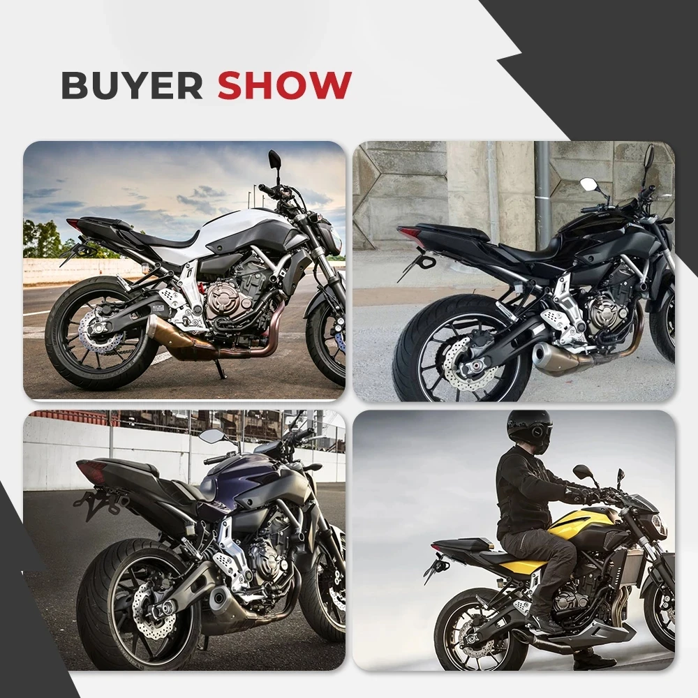 Держатель заднего номерного знака крыло-Устранитель MT07 для Yamaha MT-07 MT 07 FZ FZ07 FZ-07 2014