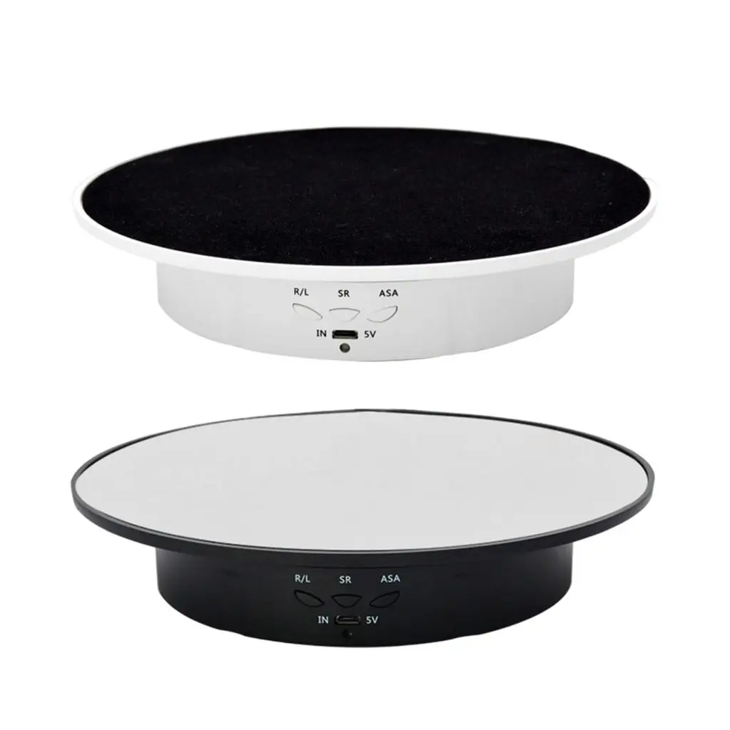 

Rotating Display Stand 20cm Intelligent 3 Speeds Base Holder for Phone Wine Jewelry Watch Photography