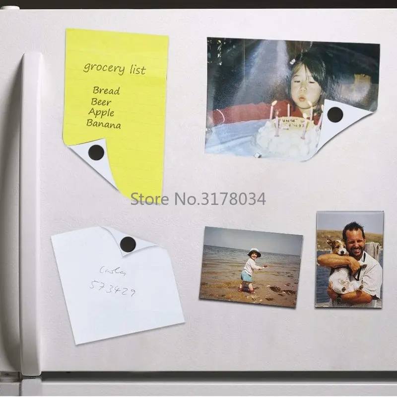 35 шт. самоклеящиеся круглые гибкие магнитные точки для поделок домашний офисный