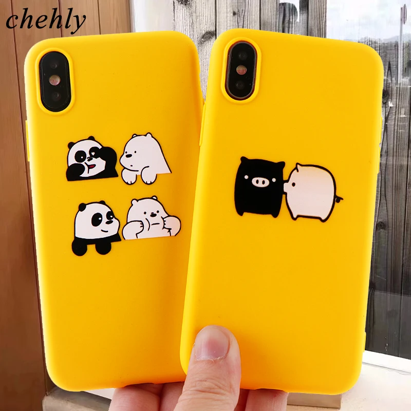 Чехол для телефона Smile iPhone 6s 7 8 11 Plus Pro X XS Max XR модные чехлы со Свинкой мягкие