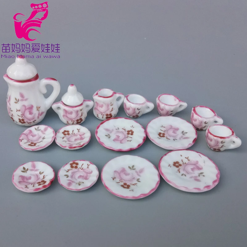 Аксессуары для кукольного домика BJD 1/12 1/8 керамическая посуда чайная чашка разных