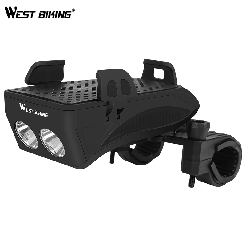 Фонарь для велосипеда держатель телефона 2000/4000 мАч | Спорт и развлечения