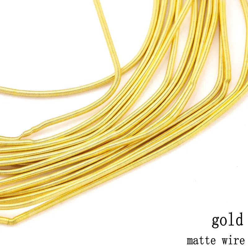 matte wire-gold 10 г/лот аксессуары для ювелирных изделий вышивка значок коврик, жесткая старая работа вышивка, французский слиток проволока, медная проволока, ручной работы аксессуары - Цвет: matte wire-gold