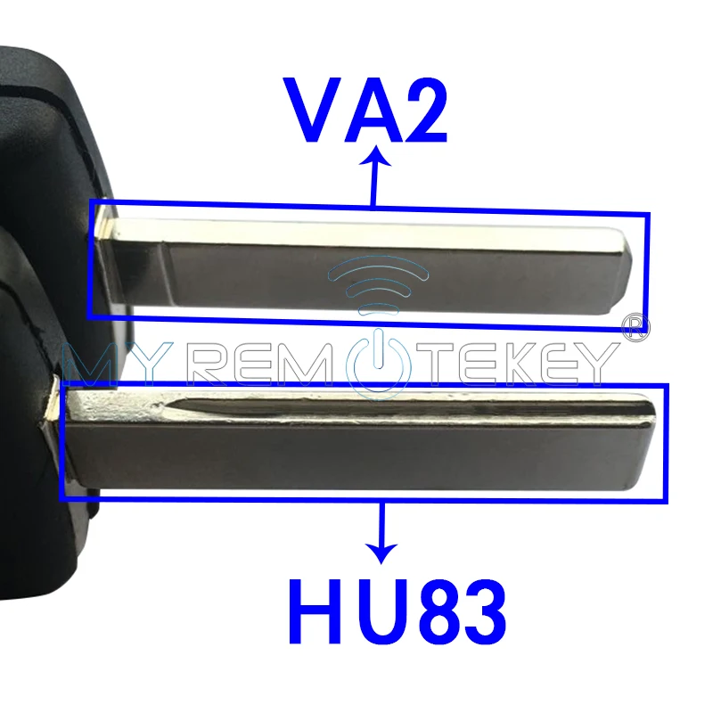 Пульт дистанционного управления Remtekey для Peugeot citroen 5 шт. модель CE0536 207 307 308 2 кнопки