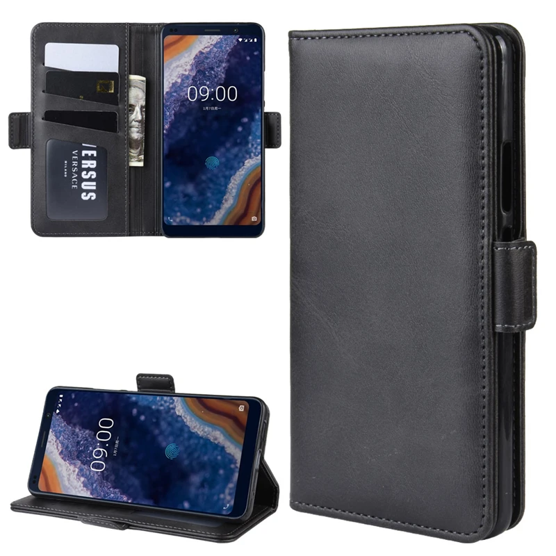 Кожаный чехол книжка для Nokia 9 PureView винтажный Магнитный телефона Coque|Бамперы| |