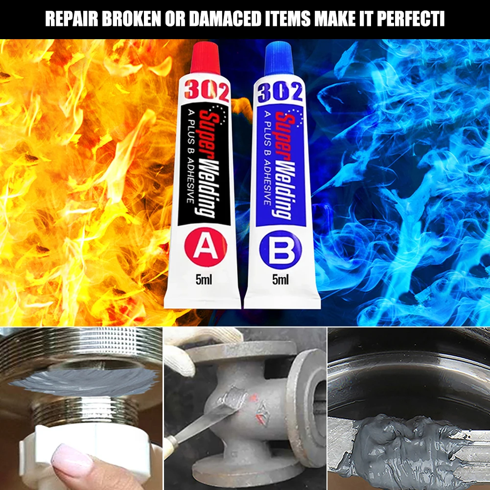

Car Epoxy Resin AB Glue Metal Repairing Adhesive Super Glue Repair Agent Waterproof Casting Glass Metal Stainless Adheisve Glue