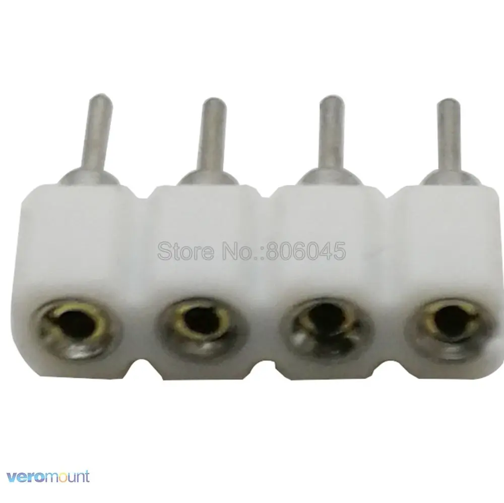 10 шт. 4Pin 5Pin 6Pin RGB RGBW RGBWC коннектор адаптер Штекерная и женская штепсельная вилка