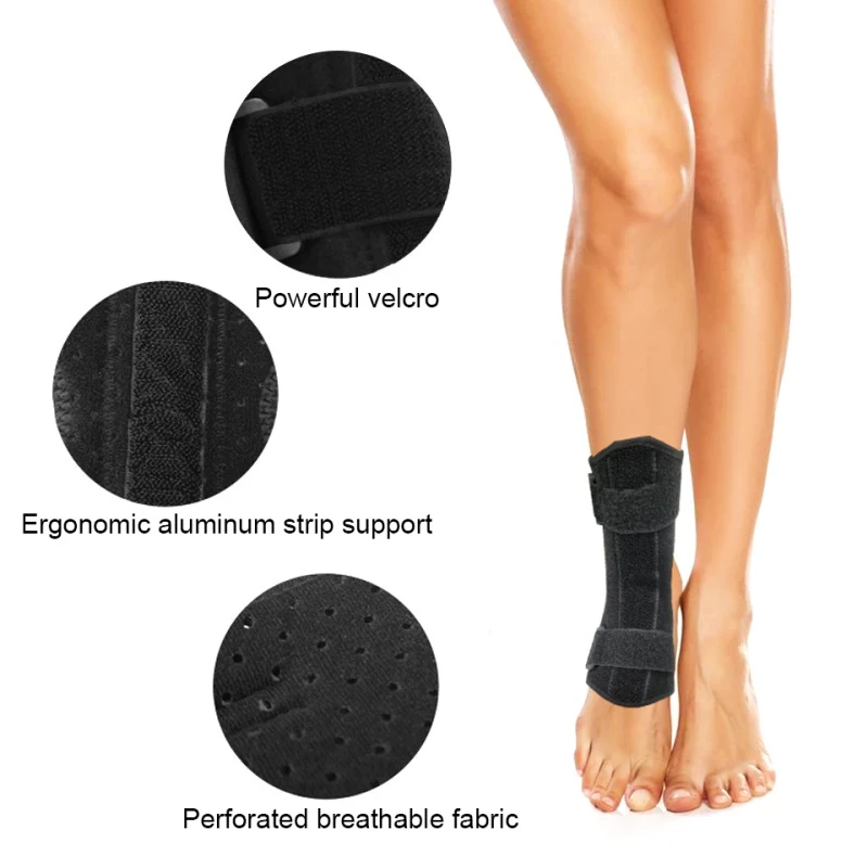 

Aluminum Ankle Plantar Fasciitis Night Foot Drop Orthosis Brace Splint Support Universal Foot Orthosis With Strap Supports