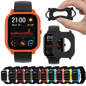 Силиконовый противоударный защитный чехол для Xiaomi Huami Amazfit GTS, мягкий резиновый защитный чехол из ТПУ