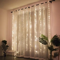 new years garland holiday goods gifts party supplies home window decor accessories remote control christmas led lights curtain