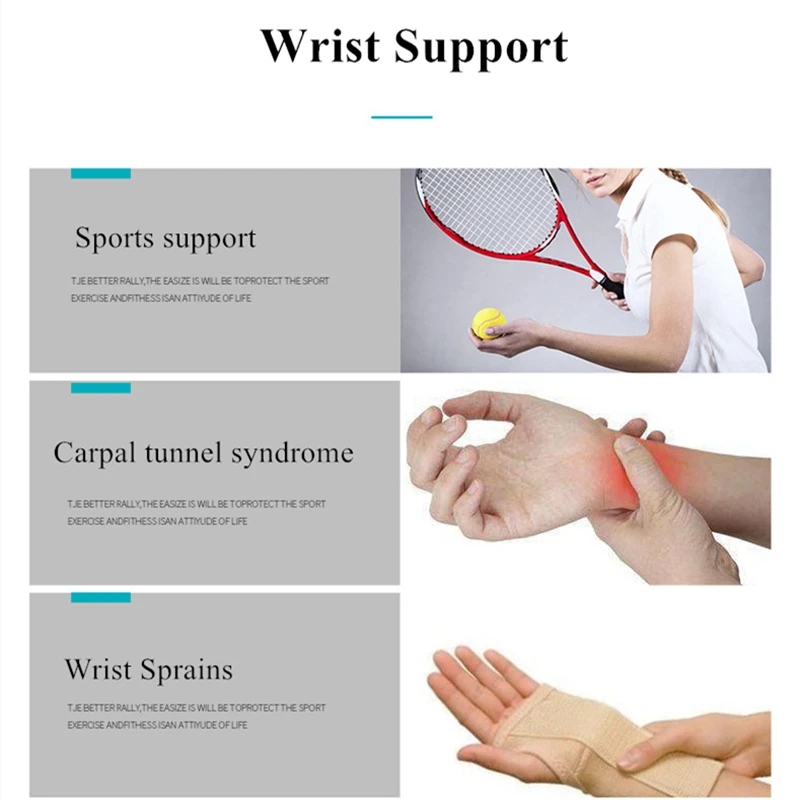 1 шт. браслет с поддержкой запястья спортивный Sprain Splint запястный туннель