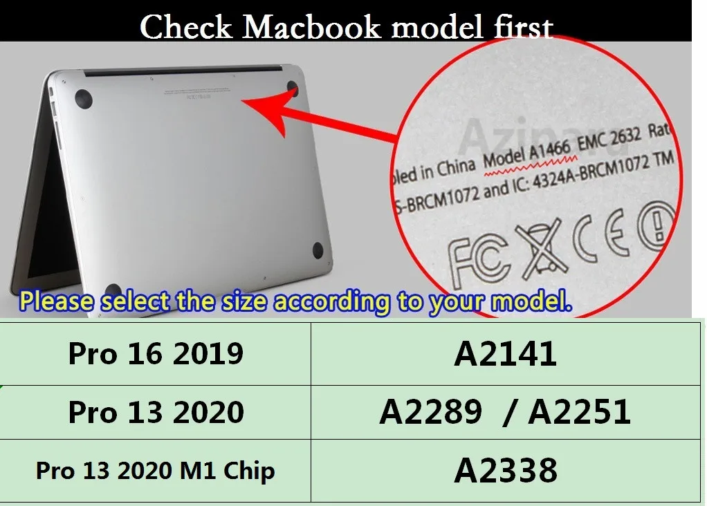 Мягкая силиконовая накладка на клавиатуру для Macbook Pro 13 2020 A2289 A2251 защита