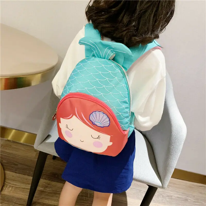 Новинка 2019 лидер продаж Детский рюкзак для девочек с 3D рисунком Русалочки