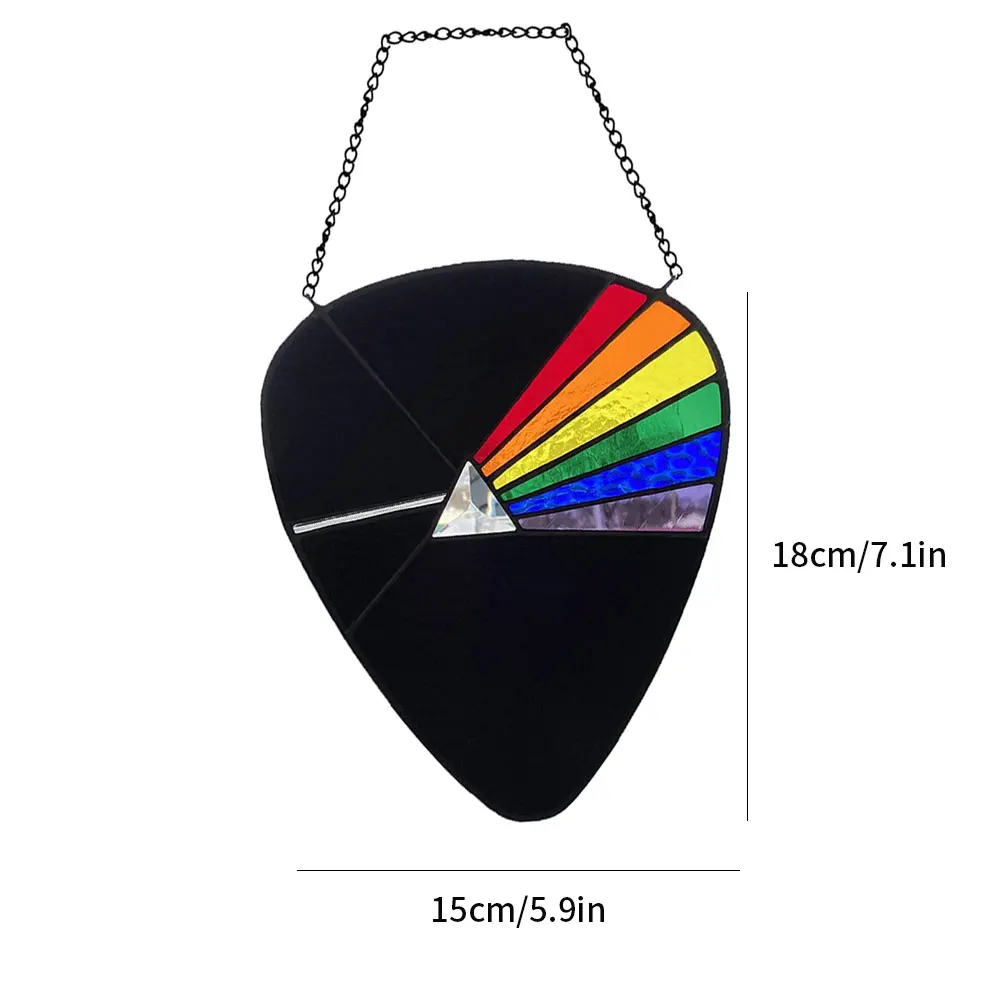 

Dark Side Of The Moon Stained Glass Painted Window Ornaments Haning Decor Outdoor Wall Decor Dark Side Of The Moon Stained