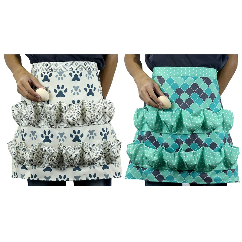 

Egg apron stitching waterproof and antifouling housewife farmhouse kitchen work clothes supplies