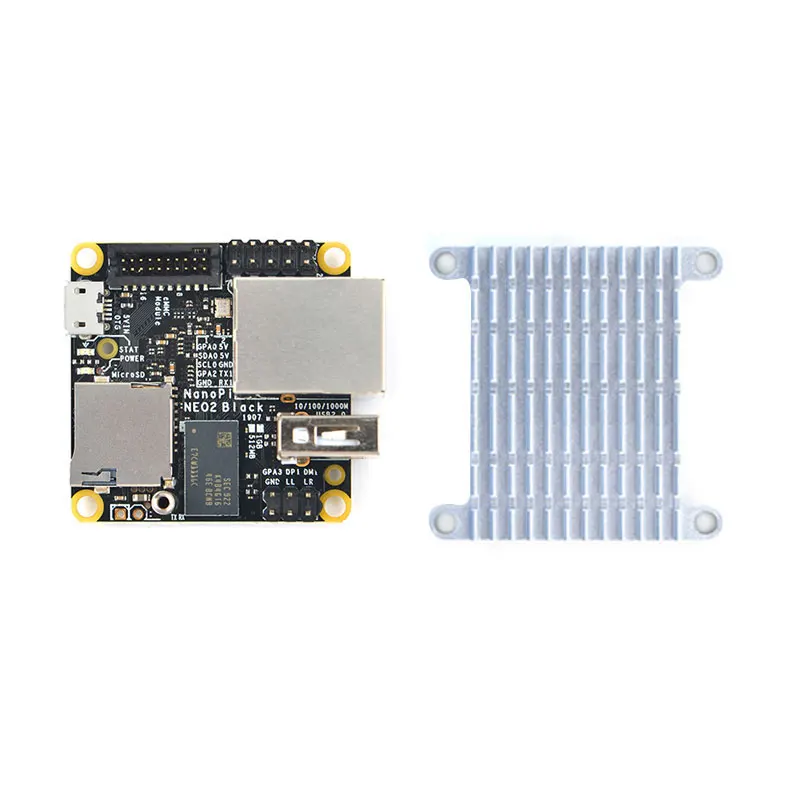 Плата разработки NanoPi NEO2 Black alli H5 четырехъядерный 64-битный A53 гигабитная сетевая