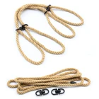 Натуральный Регулируемый эротический шибари, мягкая веревка с БДСМ-рабством, наручники, манжеты на лодыжку для взрослых, игры в комплекте, игрушки для флирта