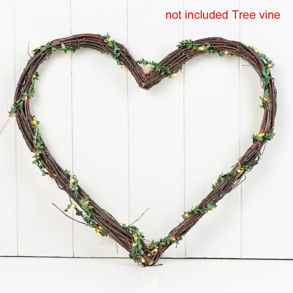 

Festival Copper Home String Lights Garland Artificial Vine Green Leaf Led Wedding Party Decorative Fake Wisteria
