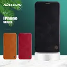 Чехол-книжка Nillkin Qin для iPhone 11 Pro Max, X, XR, XS Max, 11, 8, 7, 6, 6S Plus, 5, 5S, SE 2020, кожаный