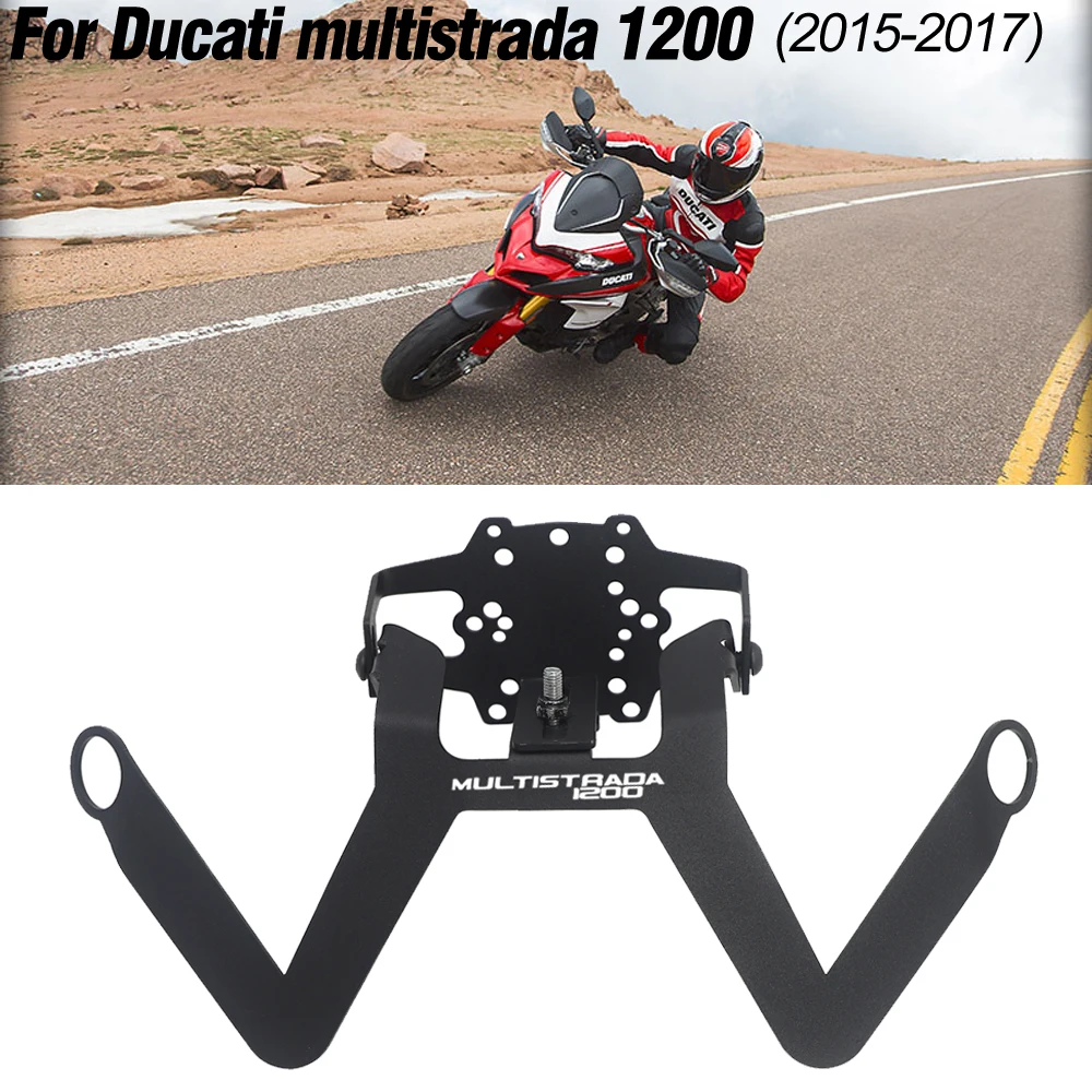 Крепление монтажного кронштейна для GPS навигатора Ducati Multistrada 2015 2016 2017|Накладки и