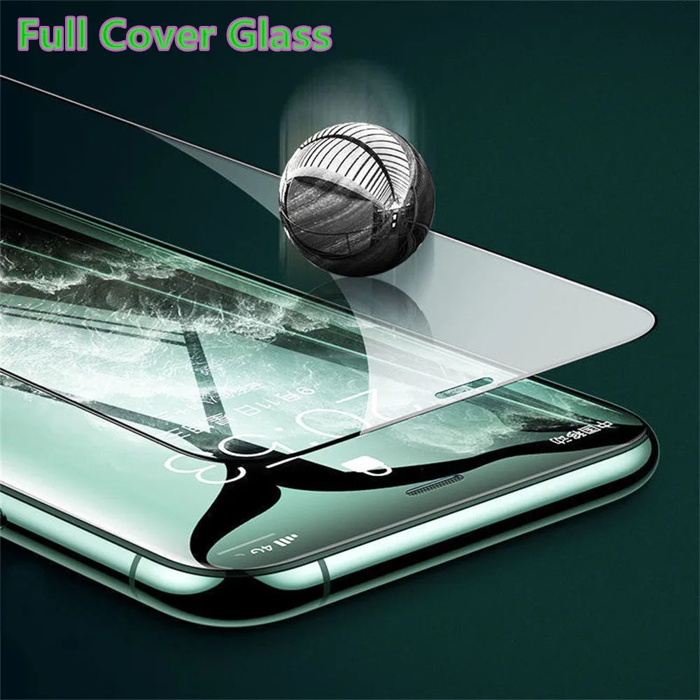 

Screen Protectors Glass Full Cover Tempered Glass for iPhone 1312 11 Pro Max Cover for iPhone 7 8 Plus X XR XS Max 6 6S Plus