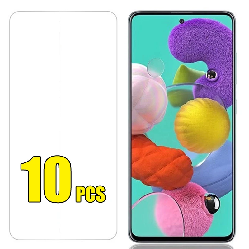 Закаленное стекло 2.5D 9H защитная пленка для экрана Samsung Galaxy Note 21 FE 20 A02 A12 A22 A32 A42 A52 A72