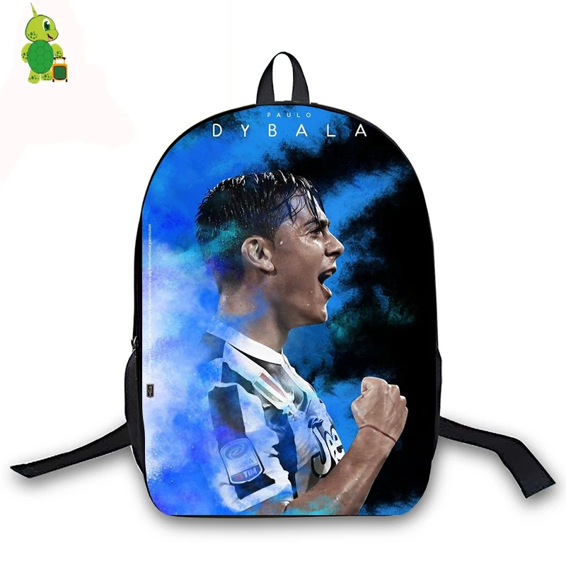1 Dybala La Joya 10 рюкзак для женщин и мужчин, школьная сумка для девочек-подростков, повседневный рюкзак для мальчиков, повседневные дорожные сумки, лучший подарок для фанатов - Цвет: 1