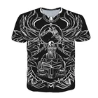 Футболка мужская с принтом символа Викинга, модная тенниска в стиле Харадзюку, Стильная майка с коротким рукавом, уличная одежда в стиле s, хип-хоп, лето
