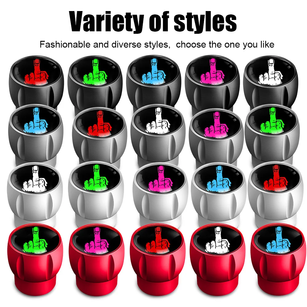 AUTCOAT 4 шт./компл. стиль средних пальцев крышки стержня вентиля шины устойчивый к