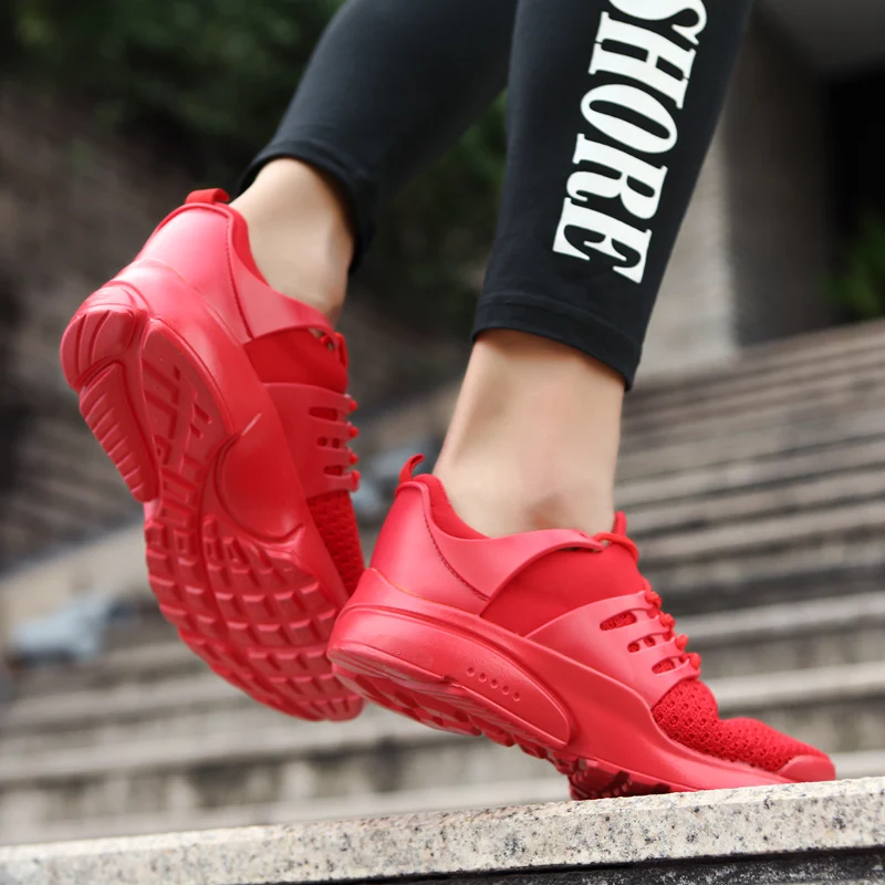 Женские Дышащие сетчатые кроссовки дешевая спортивная обувь для улицы