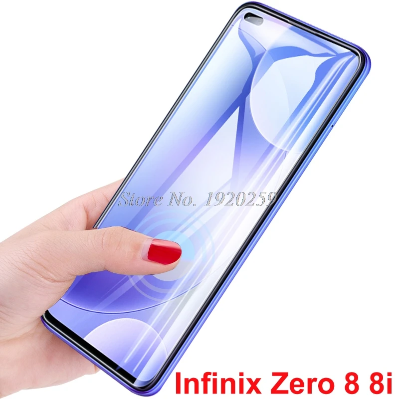 Tempered Glass For Infinix Zero 8 Global Screen Protector Telefon Glass Explosion-Proof Infinix Zero 8i Cover Protective Film 9H