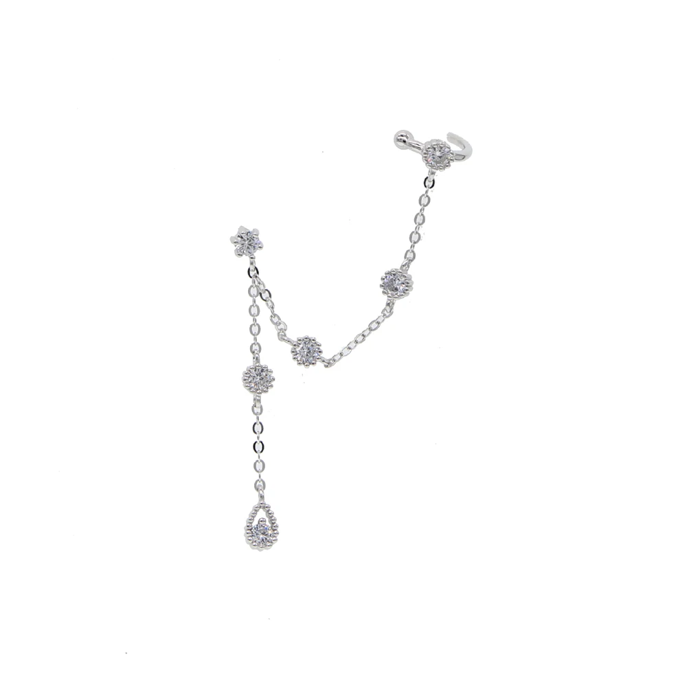 Элегантные женские серьги кисточки на цепочке ювелирные изделия Круглый Ободок