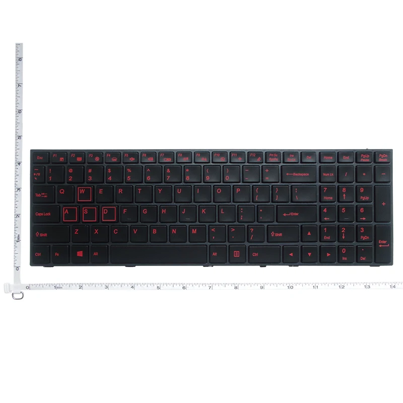 Клавиатура для ноутбука Clevo N150SD N151SD N155SD N170SD игровая черная клавиатура с