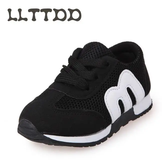 Повседневные кроссовки Детская спортивная обувь Сетчатая дышащая хлопковая