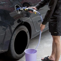 55 hot sales hand fuel pump portable anti static plastic car fuel tank siphon sucker for car
