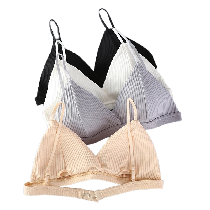 

Women Soft Bralette Deep V Seamless Bras For Wireless Push Up Bra Blackless Underwear Ladies Sexy Lingerie Bralette Crop Top New