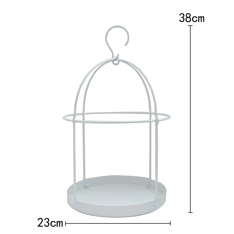Металлическая перцель цветочный горшок Набор держателей для растений помещения