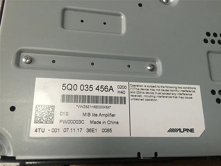Для VW Golf 7 используется для Dynaudio усилителя 5Q0 035 456 A 5Q0035456A | Автомобили и мотоциклы