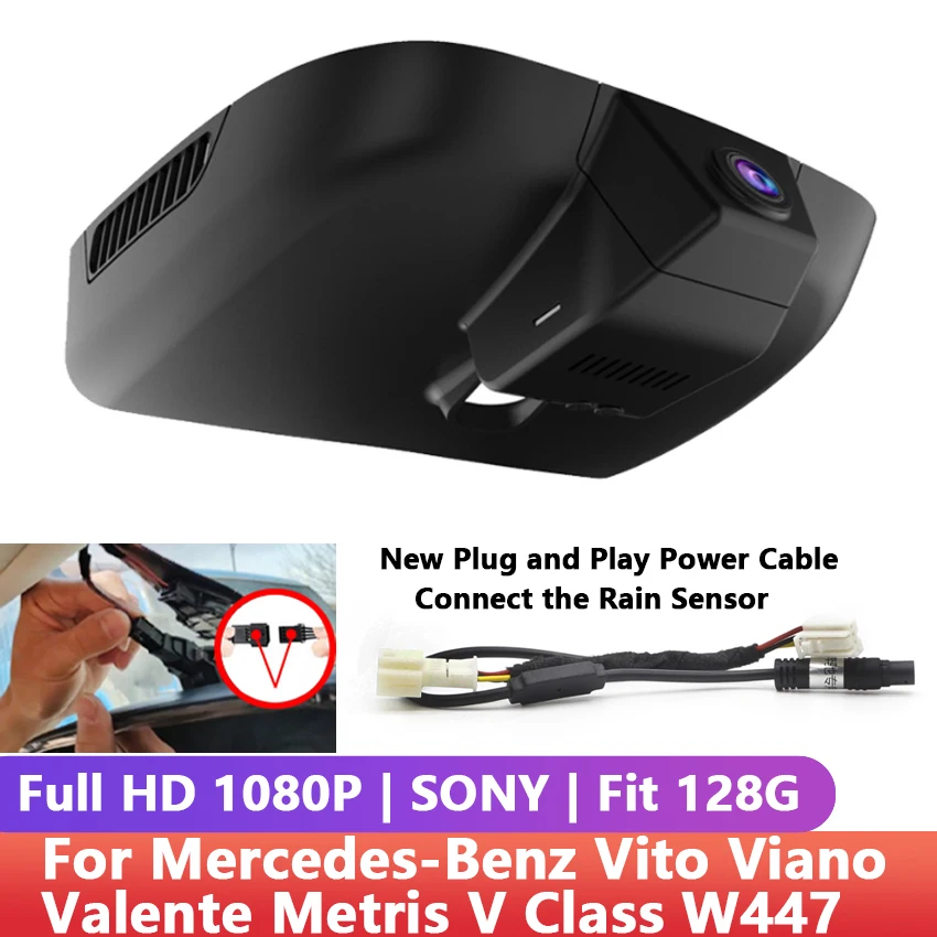 Car Wifi DVR Driving Video Recorder Car Front Dash Cam Camera HD 1080P For Mercedes-Benz Vito Viano Valente Metris V Class W447 Car Wifi DVR Driving Video Recorder Car Front Dash Cam Camera HD 1080P For Mercedes-Benz Vito Viano Valente Metris V Class W447