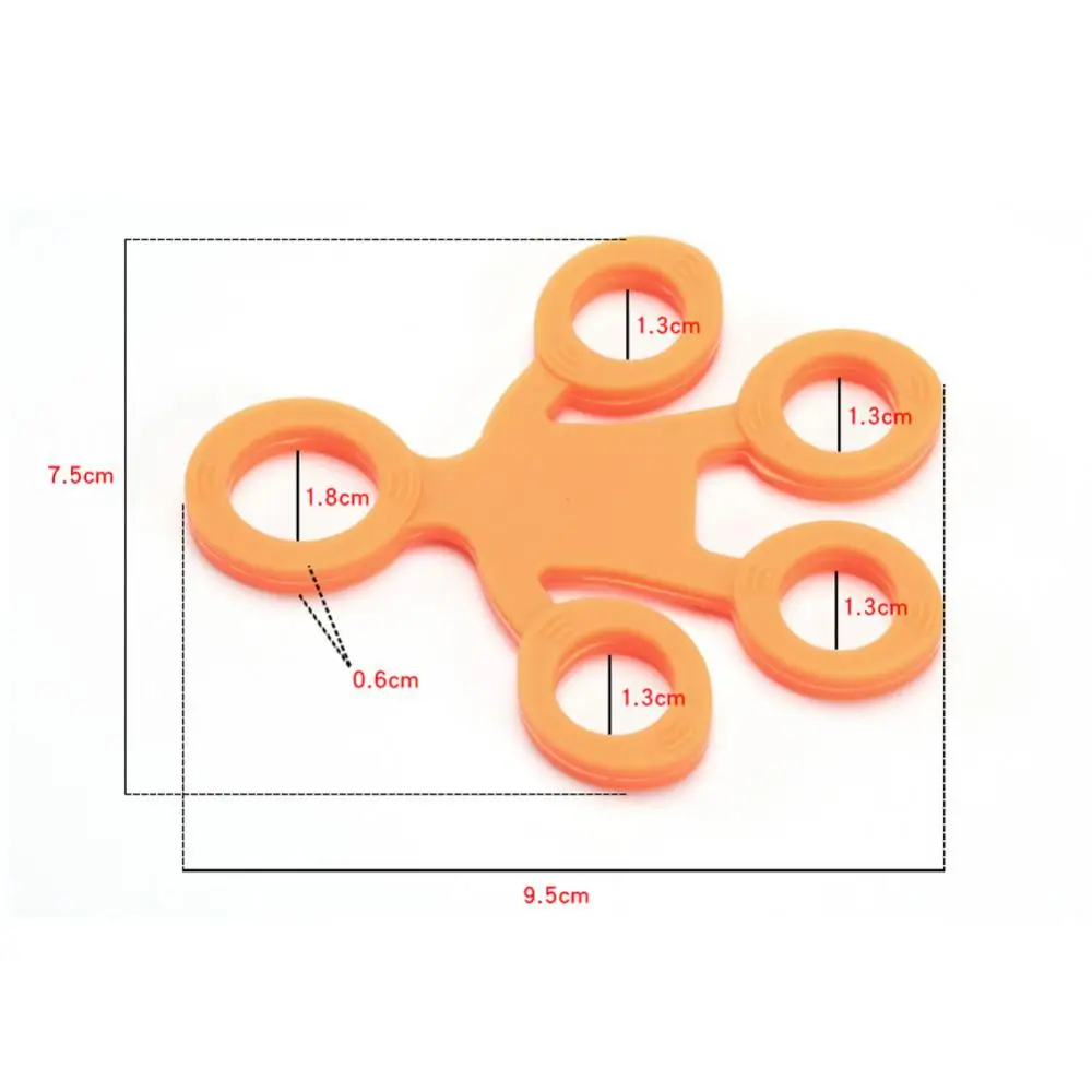 

5 Finger Hand Grip Force Silicone Resistance Band Ring Gripper Exerciser Trainer Gripper Exerciser Trainer