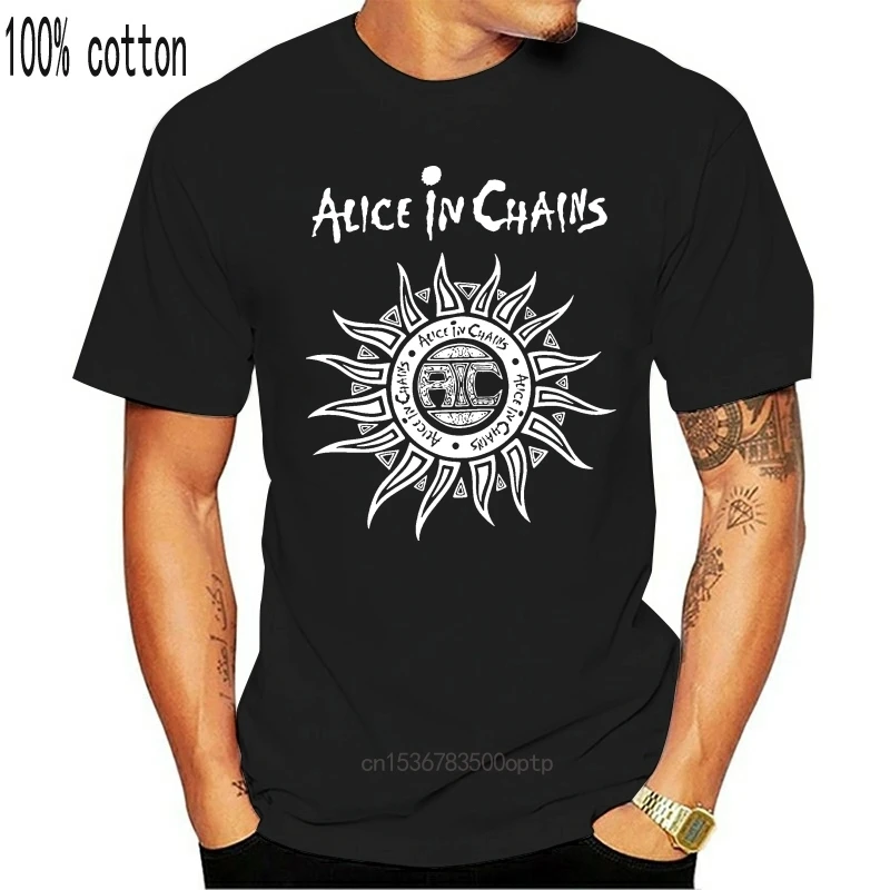 

ALICE IN CHAINS T SHIRT S - 3XL ROCK HEAVY METAL GRUNGEALTERNATIVE MUSIC ALBUM Fashion T-Shirt Men Clothing 100% Cotton