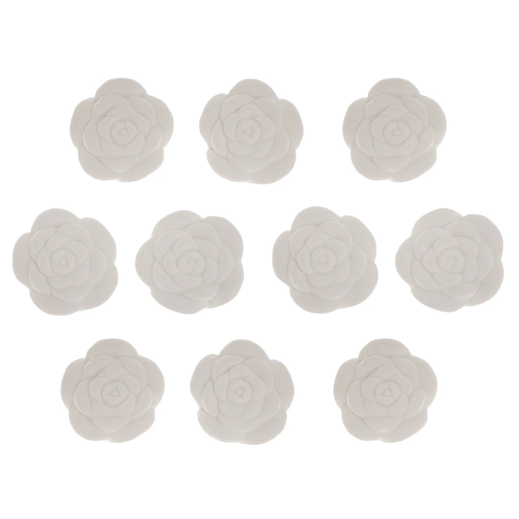 

10 Pack Rose Aroma DIY Essential Oil Diffuser Home Cars Perfume Stones